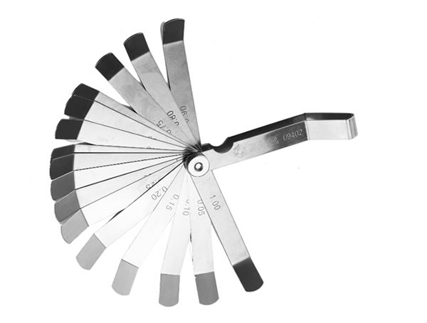 <b>16件套塞尺0.05-1.00MM</b>