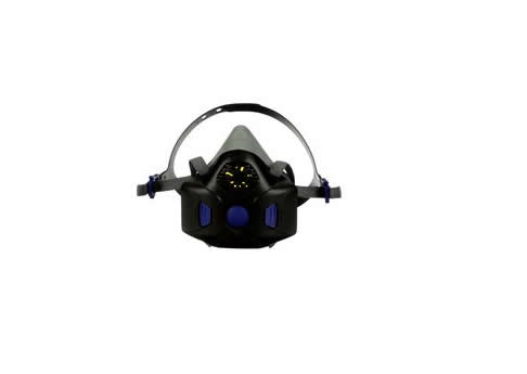 <b>3M™ HF-802扬声器振动膜版硅胶半面型防护面罩, 中号, 10 个/箱 3M ID XY003882541</b>