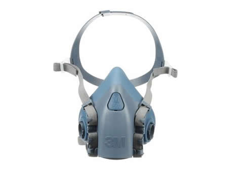 <b>3M™ 硅胶半面型防护面罩 7502, 1个/袋, 10袋/箱</b>