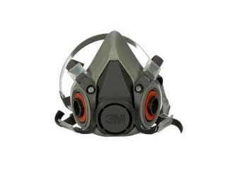 <b>3M™ 半面型防护面罩 6200, 1个/袋 , 24袋/箱, 中号</b>