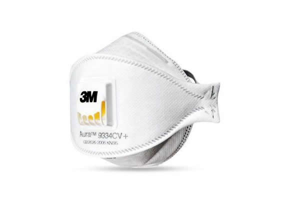 <b>3M™ 9334CN+ FFP3防颗粒物口罩， 10 个/盒， 12盒/箱</b>